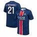 Maillot de foot Paris Saint-Germain Lucas Hernandez #21 Domicile vêtements 2024-25 Manches Courtes